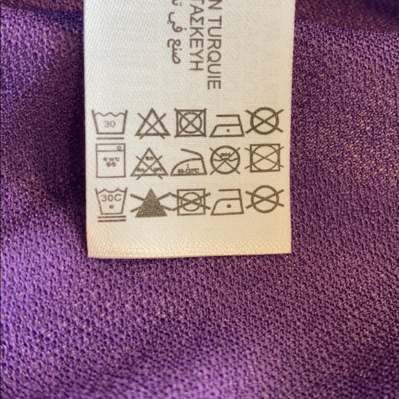 NWT Zara Purple Metallic Thread Dress Size S, M. - Picture 6 of 6